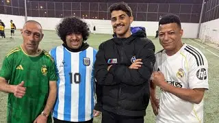 تحدي شبيه مبابي وبيكس ضد شوشع وهمكس والشيف مارادونا⚽😍🤣