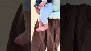 baby feet focus.He&rsquo;s excited obviously🥳 #baby #funnyvideo #cute #babyboy