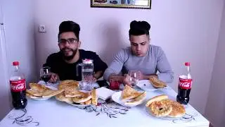 تحدي الاكل اخوي طلعلو كرش شوفو شلون انتفخ || mohammed and rami ||