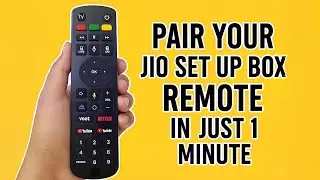 How to Pair Jio Set Top Box Remote | Easy Jio Remote Pairing Guide (2024) #jio  #remote