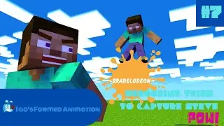 Herobrine tries to capture Steve 7: POW! {Mine-imator animation}