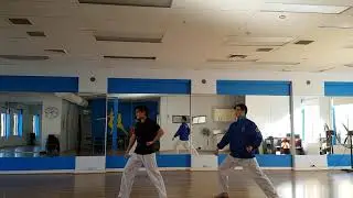 1. White belt - Right hand pattern, left hand pattern, chonji