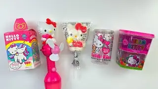 Hallo Kitty sweet candy ASMR | XXL LollipopUnpacking | Cute satisfying video | Candy tapping