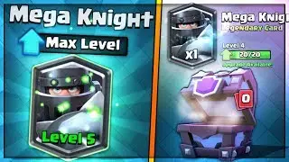 FULLY MAXED MEGA KNIGHT UPGRADE! | Clash Royale | BIG SUPER MAGICAL CHEST OPENING SPREE!