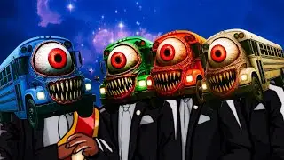 School Bus Monster EATER - CoffinDance Monster(COVER)#coffindancesong#cofFindance #monsterbus