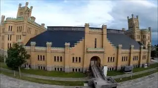 Providence Rhode island Crook Point Bridge and Armory Aerial Footage