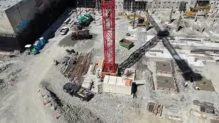 Spencer Block Excavation - Ariel View