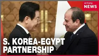 Lee, el-Sisi agree to cooperate on regional peace, economy