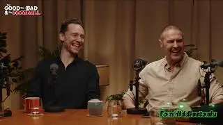 (NEW) Tom Hiddleston interview for goodbadfootball podcast (not my video) #tomhiddleston #podcast