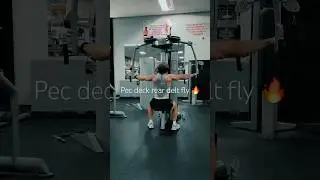Rear Delt Burnout 🔥 | Pec Deck Fly for Max Shoulder Growth (EXPLAINED IN DESCRIPTION)