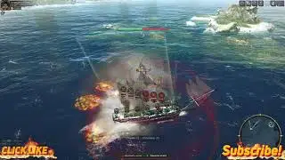 World of Sea Battle ТЕРНИРНЫЙ БОЙ 1 НА 1 CONSTITUTION sv RED ARROW