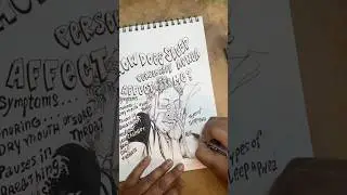 NEW! How Does Sleep Apnea Affect Me COMICS PAGE Hand Lettering Part Three