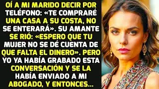 Oí A Mi Marido Decir Por Teléfono: «Te Compraré Una Casa Con Su Dinero, No Se Enterará» HISTORIAS
