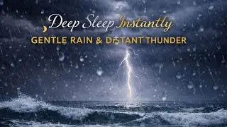 Relax with Sounds of Rain Drops and Thunders | Relaxing Rain | Fall a Sleep in Few Minutes |