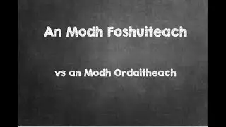 An Modh Foshuiteach