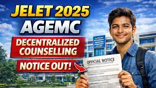 Jelet 2025 Decentralized Counselling notice Published | Alipurduar Govt. Engg. #jelet#counselling#wb