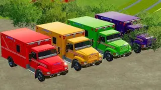 FS22 Heavy Transport 🚛 All Police & Emergency Vehicles to Garage