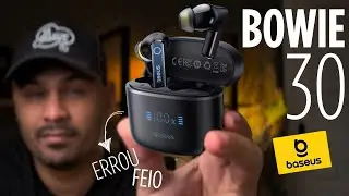 FONE Bluetooth BASEUS BOWIE 30, Exagerou nos GRAVES!?
