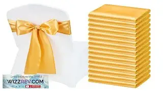 VEVOR Satin Chair Sashes Bows 50PCS Chair Ribbon Ties Back Sash 7