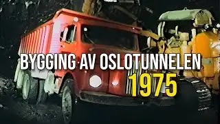 Bygging av Oslotunnelen - 1975. Et teknisk og logistisk storprosjekt.
