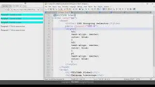 22  CSS Descendent & Grouping Selector