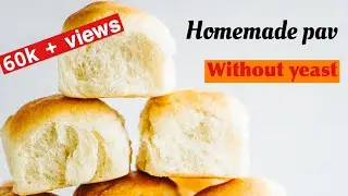 Homemade pav without yeast