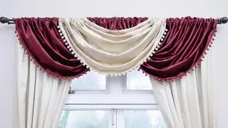 Croscill Window Valance HowTo Create A Waterfall Effect