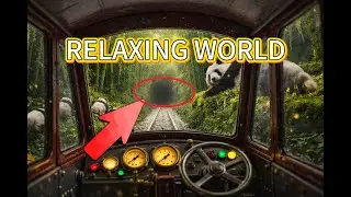 Relaxing Tiny Train Ride: Journey through 50 Dreamy Animal Worlds (8K ASMR & Calming Music)
