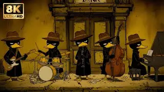 Quiet Night Productivity — Noir Jazz with Warm Bass & Rhodes | Coding and Study Sessions On