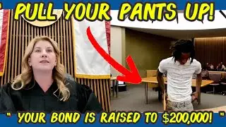 Caught Slipping in Court: Sagging, Dr*gs, & Weapon Charges- Bond Explodes!