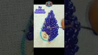 Embossed Leaf Filling | Embossed Leaf Filling in Aari | Srija Aari Designers | Aari work #embroidery