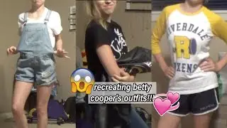 recreating betty cooper&rsquo;s outfits!!