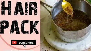 #hair pack #DIY #homemade హెయిర్ ప్యాక్  #hairgrowth #dandruffcontrol  💯#hairfallcontrol 👌 #flaxseed