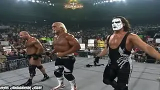 Sting & Goldberg saves Hulk Hogan from Kevin Nash,Rick Steiner & Sid Vicious:WCW Nitro August 9,1999