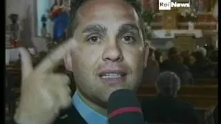 Don Roberto Dichiera (comunità Nuovi Orizzonti) a Pallagorio (Crotone)