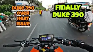 duke 390 aa gayi lekin heating issue se pareshaan ho gaya 😰 @RiderAnshullGurjar