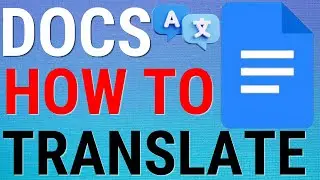 Google Docs: Translate Document