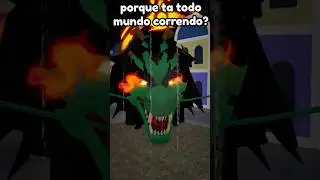 ELES EST&Atilde;O FUGINDO DELE.... 💀 no BLOX FRUITS #roblox #bloxfruits #robloxedit #shorts