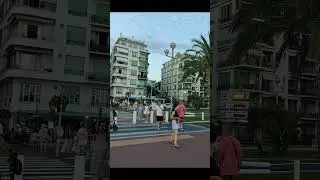 NICE FRANCE 2025 4K BEACH TOUR WALK #nice #street #walking #walktour #travel #vlog  #summer #beach