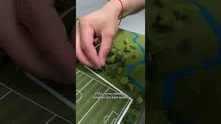 POV: You're crafting a MINIATURE city from SCRATCH 🤯 #architecture