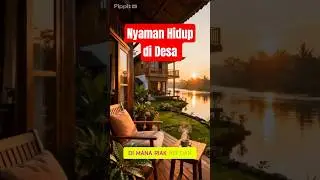 Nikmat dunia, alami#desa #alam #sunset #sungai #afirmasi