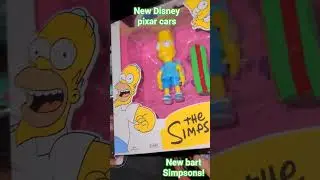 New Disney Pixar Cars and Bart Simpson wave#disneycars #thesimpsons #lightningmcqueen #jakkspacific
