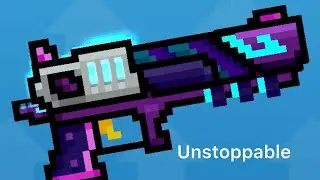 The fake pistol is unstoppable! (With laser mode only) | pixel gun 3D