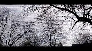 Another day with natural patterns in the clouds due to solar activity