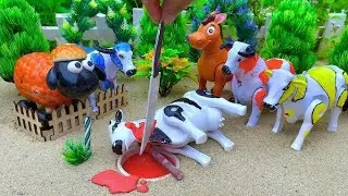PROSES POTONG SAPI QURBAN !! SIMULASI POTONG SAPI COW MILK COW CARTOON