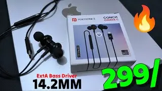 Portronics Conch Gamma C in Ear Type C Wired Earphones Review Best Type C Gaming Earphones under 300