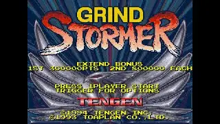 Grind Stormer / V-Five, V-V (ヴイ・ファイヴ) . [Mega Drive]. 1LC. No Death. 60Fps.