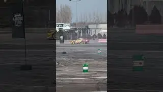 Crash! Первый вход в бетон. Gorilla Drift Championship. Sokol race track. #drift #drifting  #cars