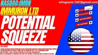 POTENTIAL SQUEEZE : IMRN STOCK ANALYSIS | IMMURON LTD STOCK