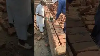 Basement Bricks 🧱 work #construction #shortfeed #shorts #satisfying #bricks #brickwork